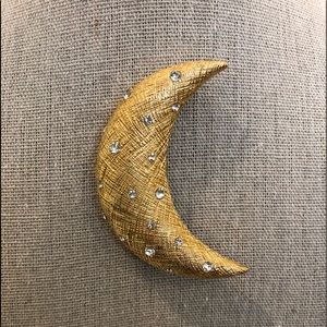 Dior Jewelry - Christian Dior Crescent Moon Brooch Dior Jewelry - Christian Dior Crescent Moon Brooch